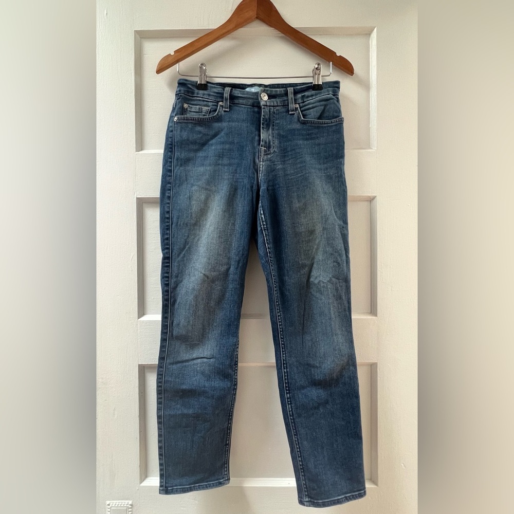 7 For All Mankind Kimmie Crop - Size 28